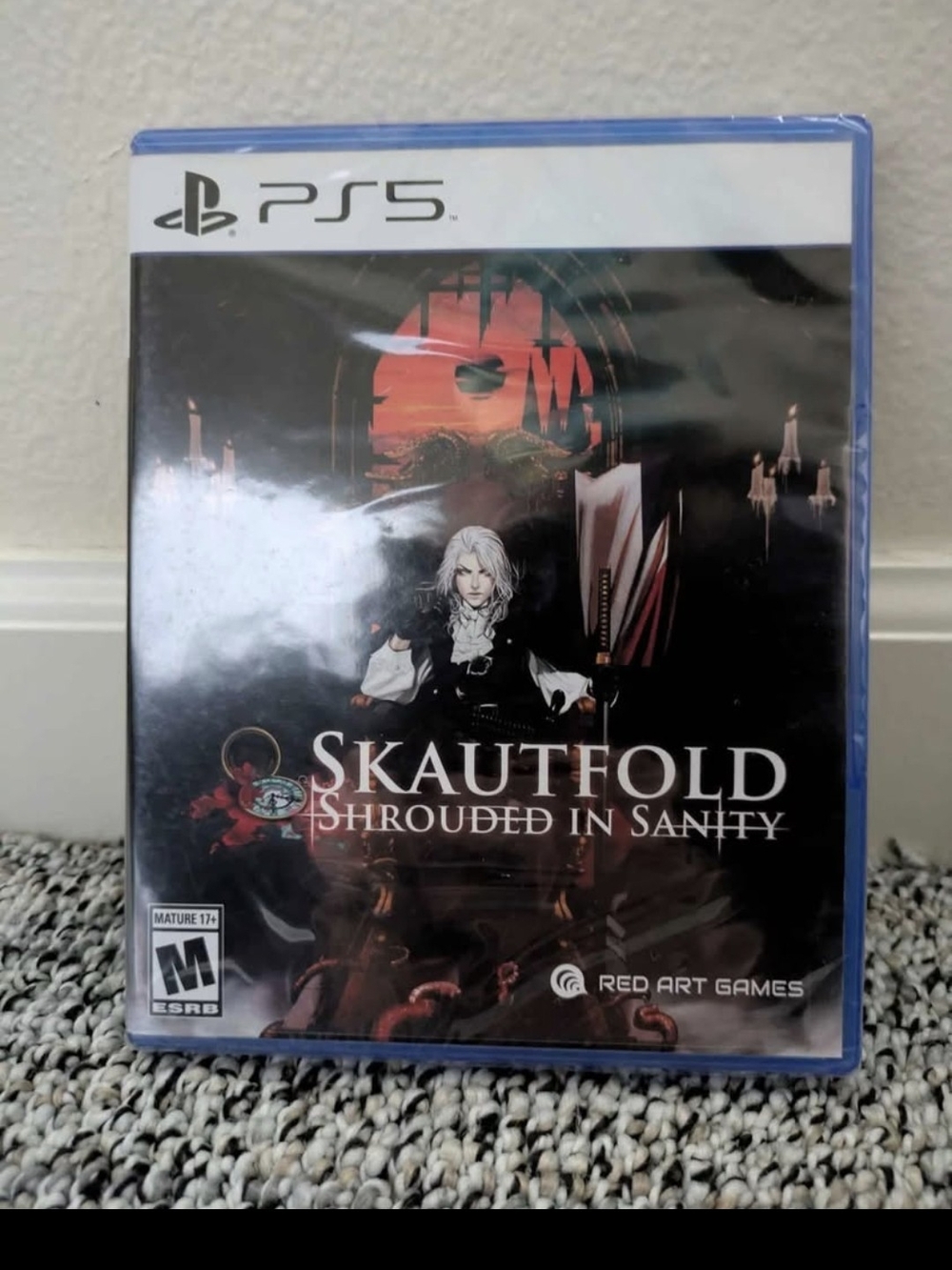 Sony PS5 Skautfold: Shrouded in Sanity - Black, White, Red